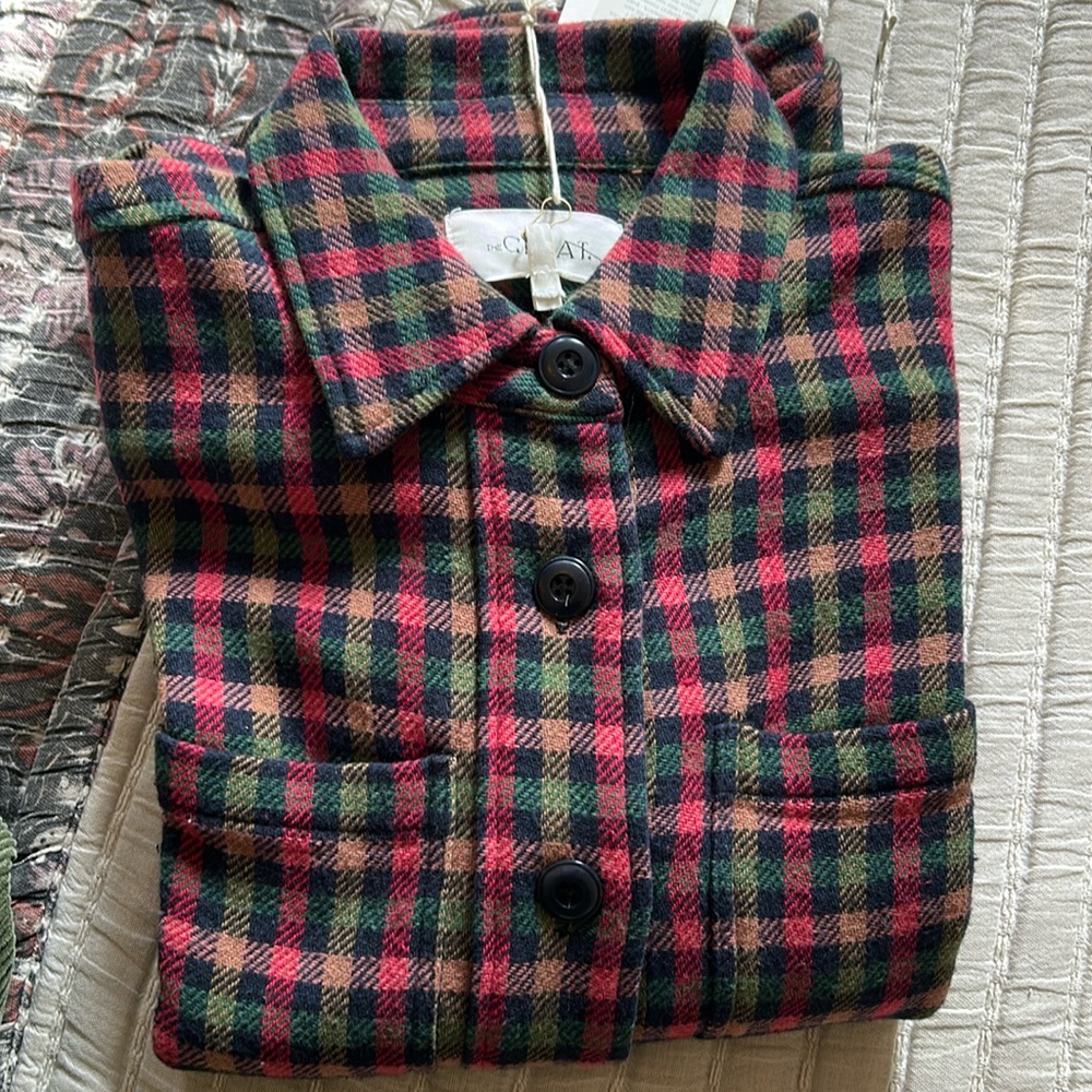 Brand new This is the Great plaid shacket. Super great colors!